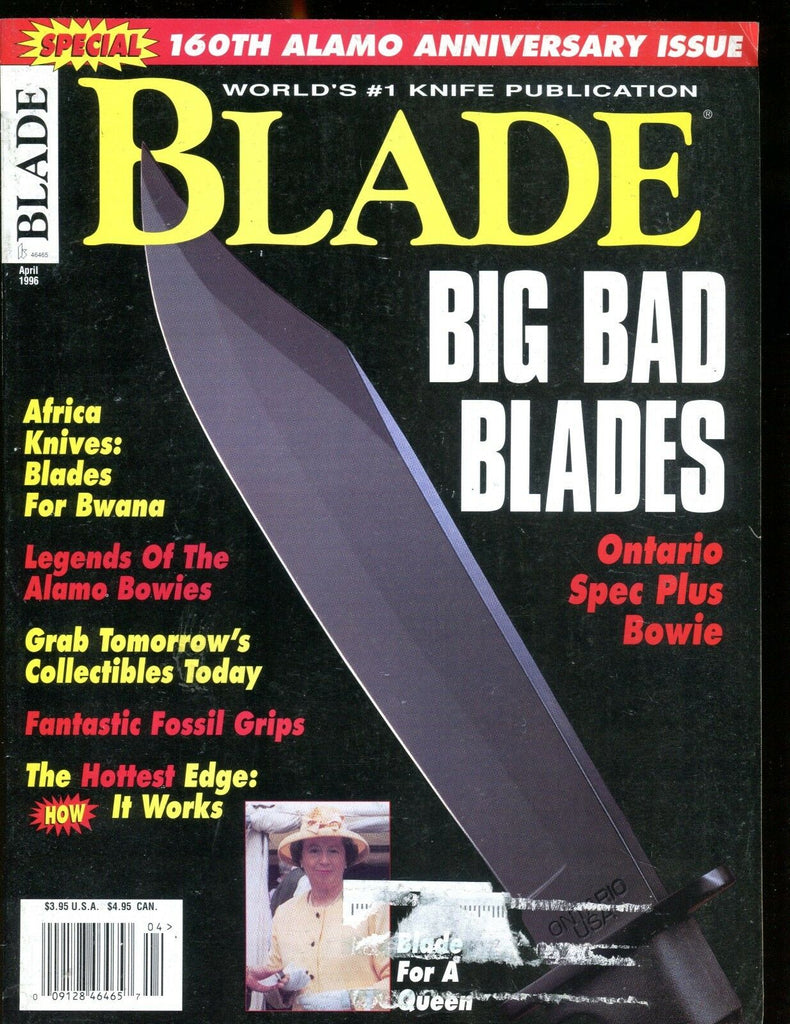 Blade Magazine April 1996 Big Bad Blades EX w/ML 012517jhe