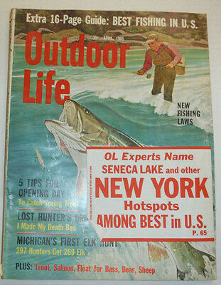 Outdoor Life Magazine 5 Tips For Opening Day April 1965 012915R
