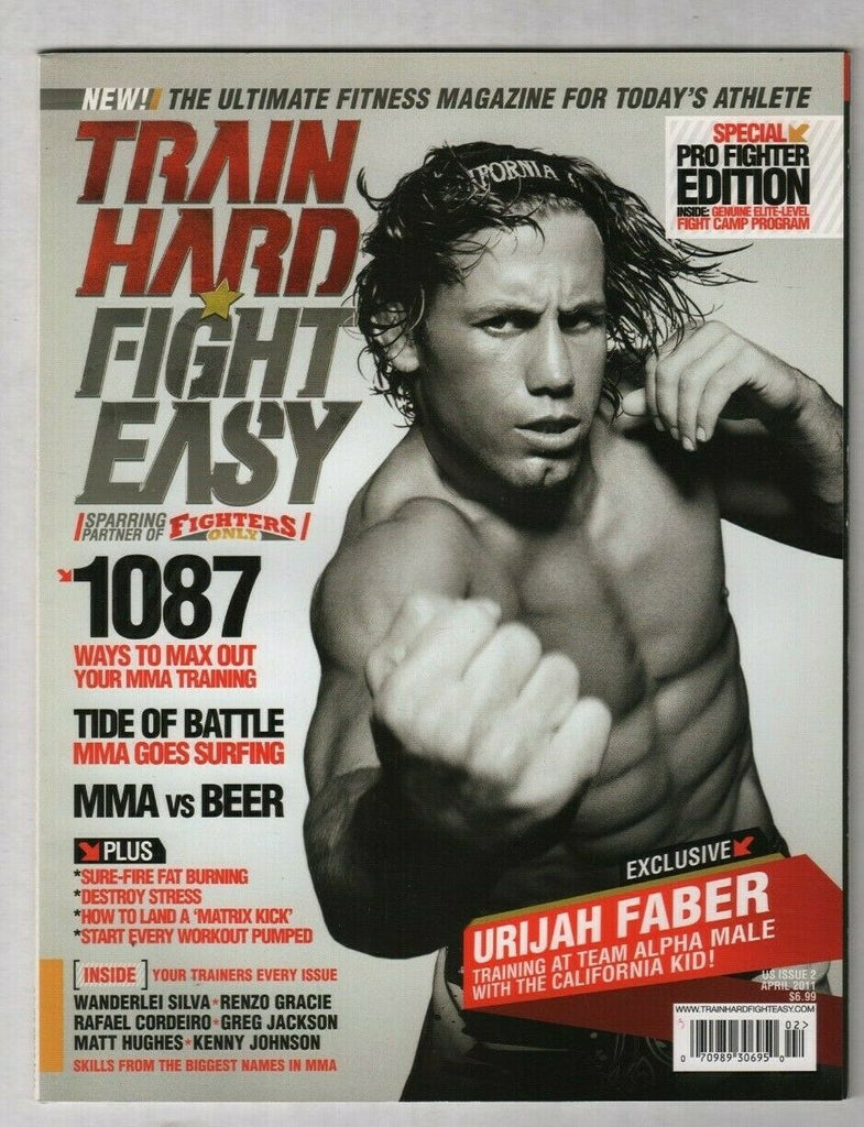 Train Hard Fight Easy Mag Urijah Faber Wanderlei Silva April 2011 031220nonr