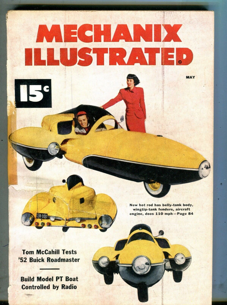 Mechanix Illustrated Magazine May 1952 Tom McCahill Roadmaster 062217nonjhe