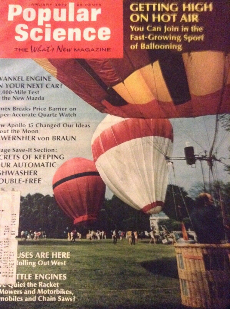 Popular Science Magazine Wankel Engine Hot Air January 1972 122418nonrh