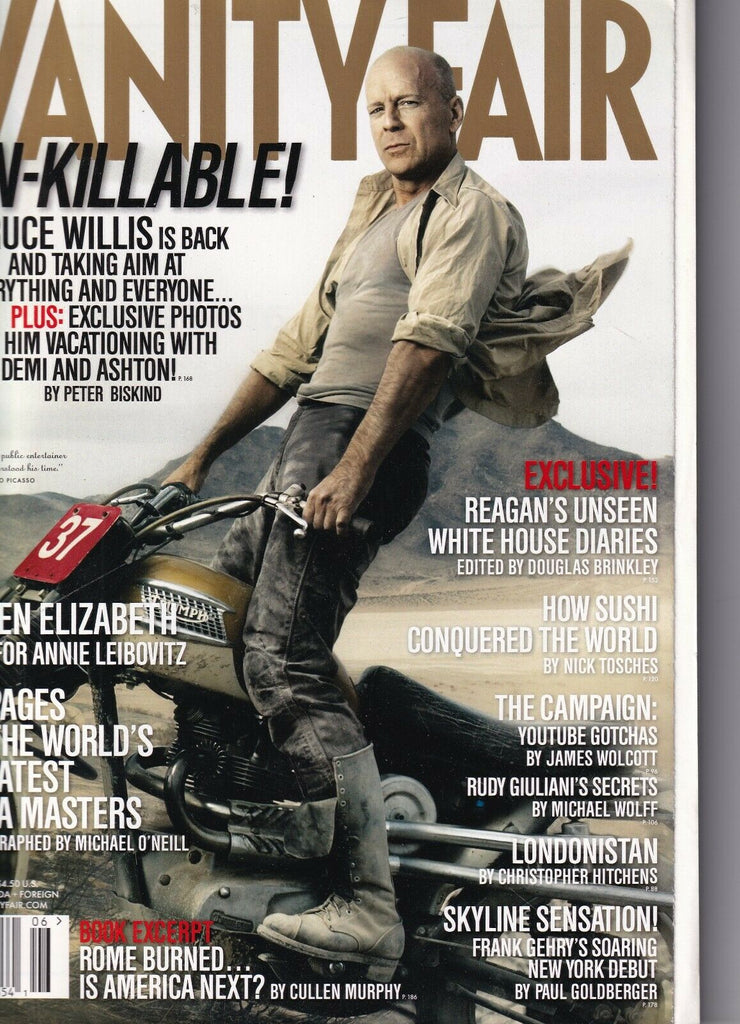 Vanity Fair Magazine Bruce Willis Queen Elizabeth June 2007 031919nonr