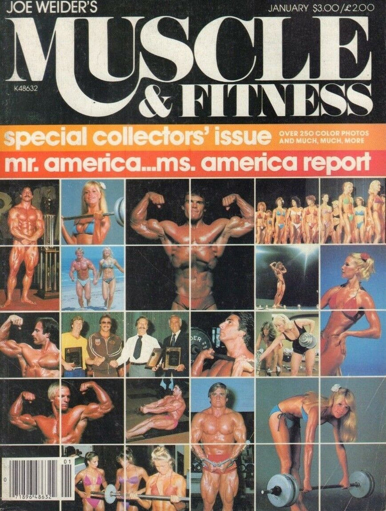 Muscle & Fitness January 1981 Arnold Schwarzenegger Mike Mentzer 121318DBE