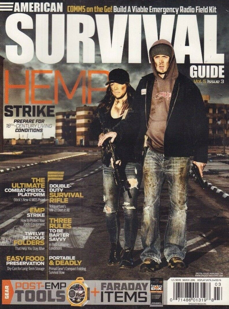 American Survival Guide Magazine Hemp Strike March 2016 010918nonr