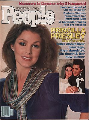 People Weekly December 4 1978 Priscilla Presley, Barbara Walers VG 012816DBE