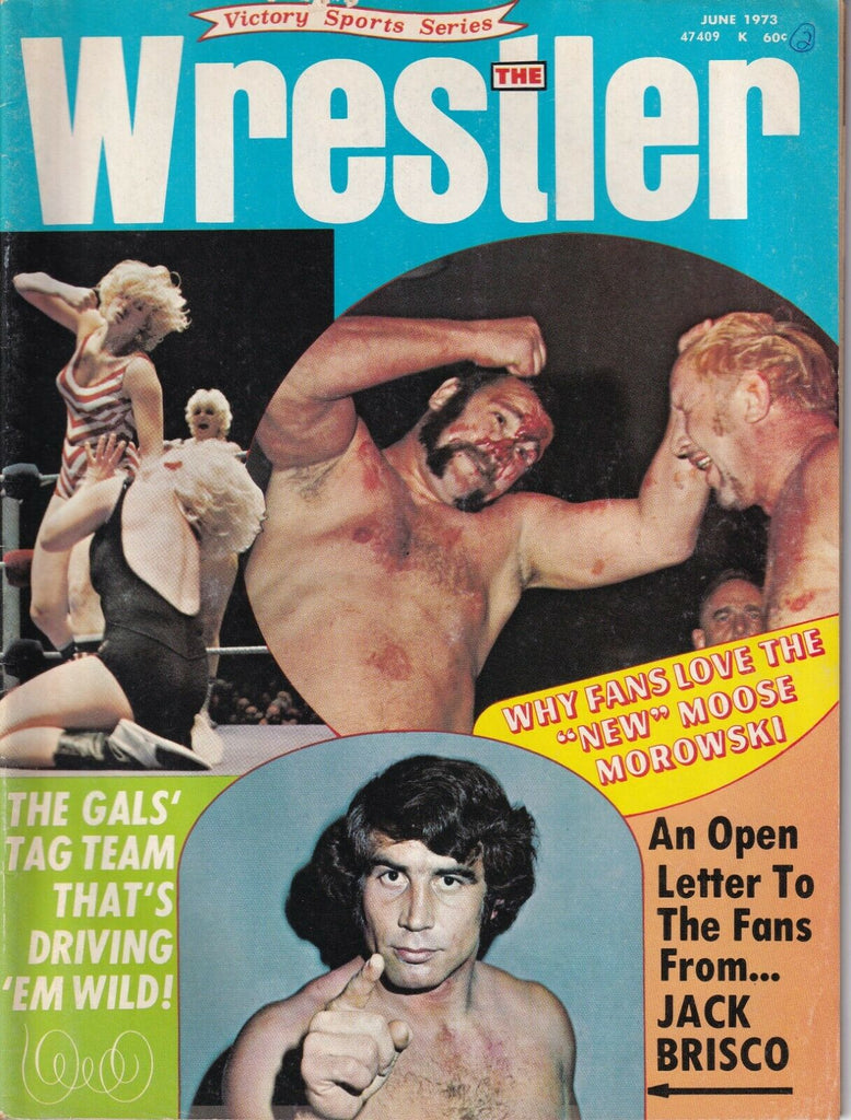 The Wrestler Magazine Jack Brisco Moose Moroski June 1973 022619nonr