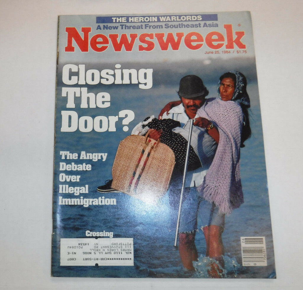 Newsweek Magazine Closing The Door June 25, 1984 101916R