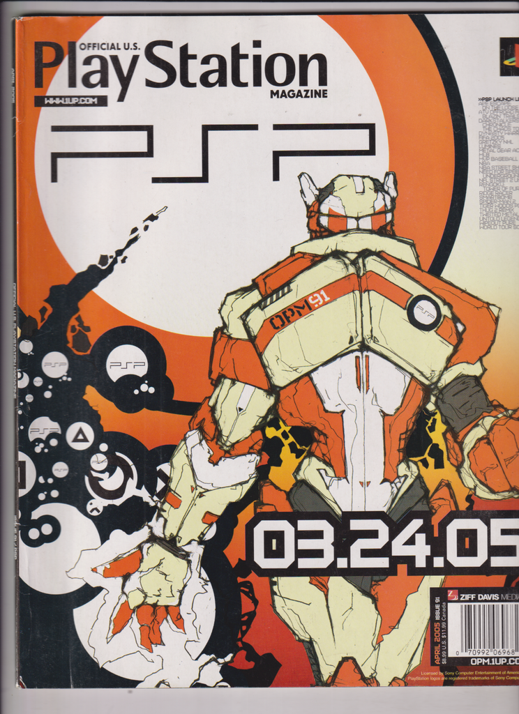 Playstation Mag Ape Escape PSP Issue April 2005 122019nonr