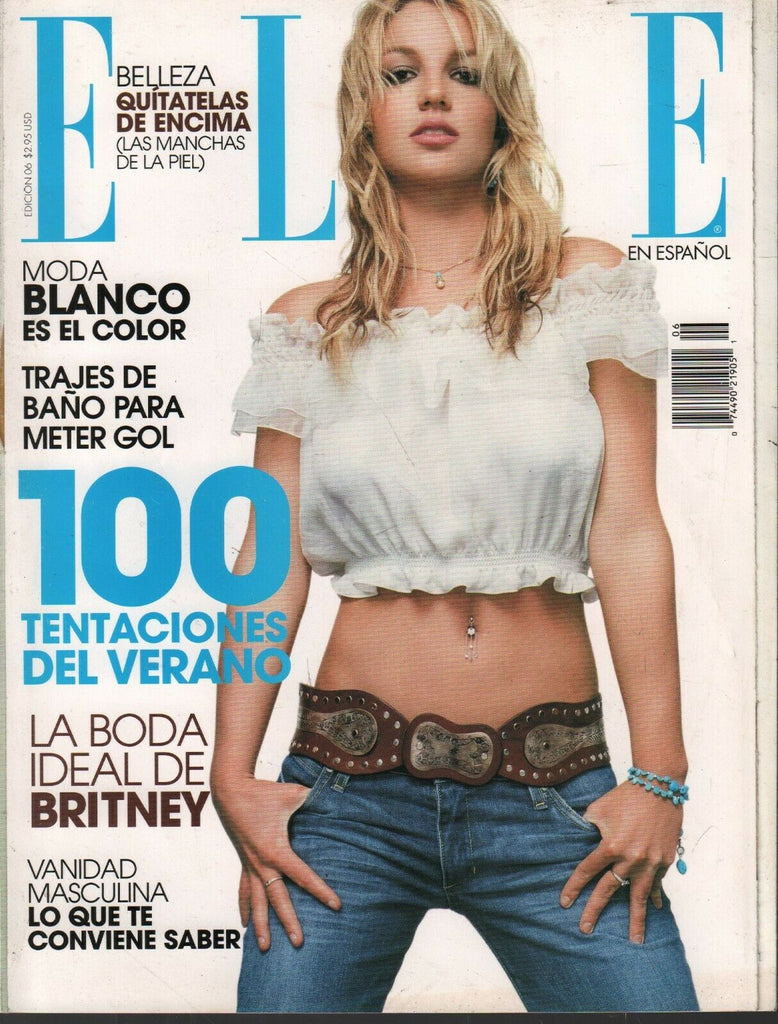 Elle Spanish Fashion Magazine June 2002 Britney Spears 100720ame2