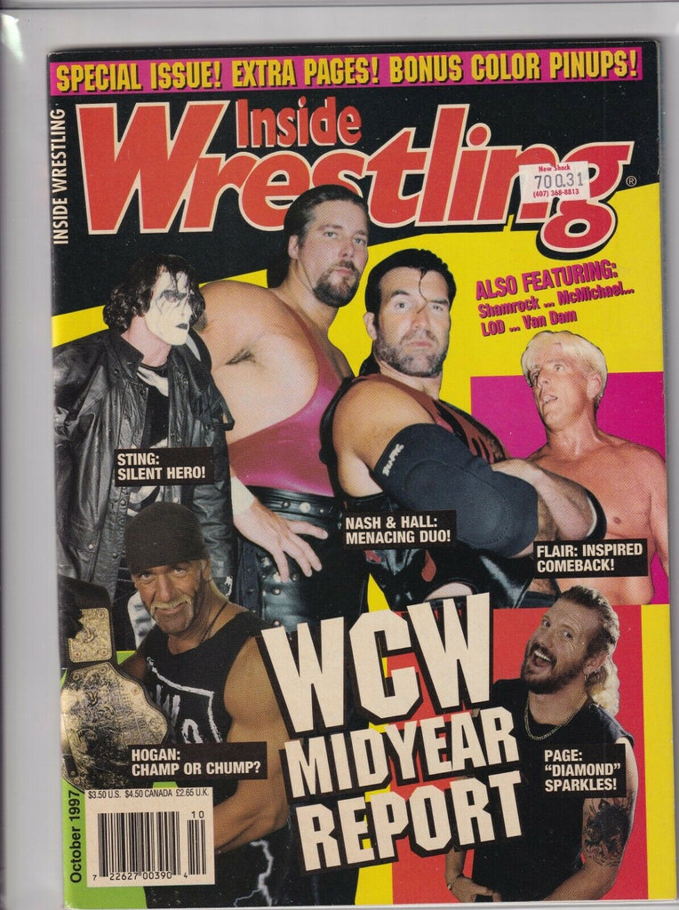 Inside Wrestling Magazine Kevin Nash Sting Scott Hall October 1997 060319nonr