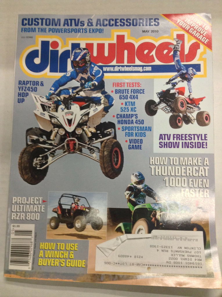 Dirt Wheels Magazine Raptor's YFZ450 Hop Up May 2010 032617nonR