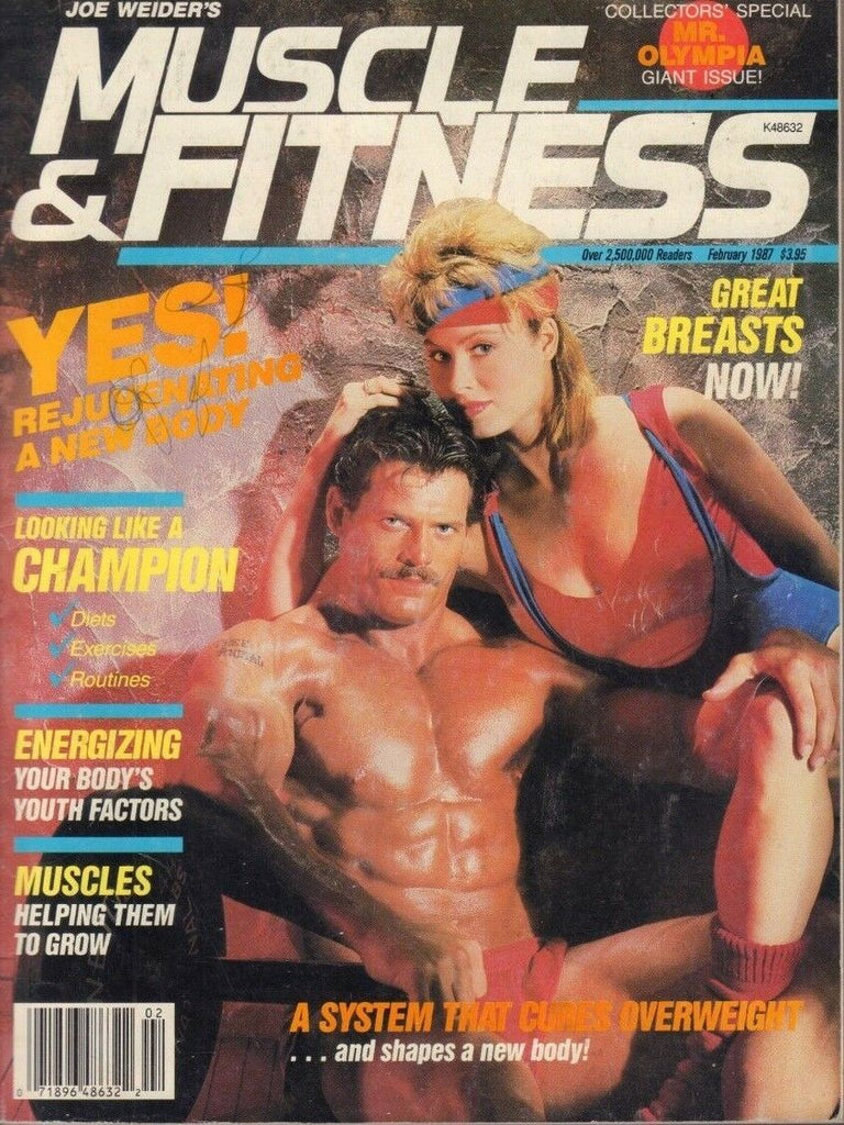 Muscle & Fitness February 1987 Rod Koontz Gilda Marx Dick Zimmerman 121218DBE