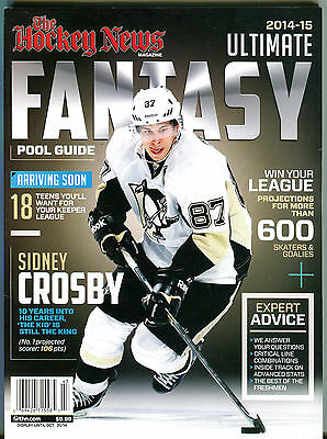 The Hockey News 2014-15 Ultimate Fantasy Pool Guide Sidney Crosby EX 012916jhe