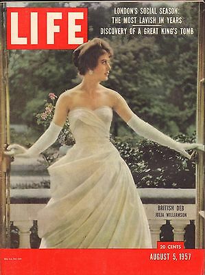 Life Magazine August 5 1957 Birthday Julia Williamson VG 051816DBE