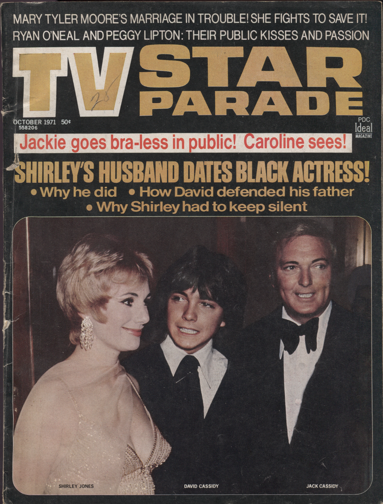 TV Star Parade October 1971 Jackie Gleason Shirley Jones David Cassidy 040620DBE