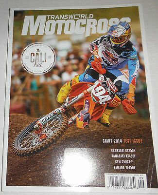 Transworld Motocross Magazine Kawasaki KX250F September 2013 071714R1
