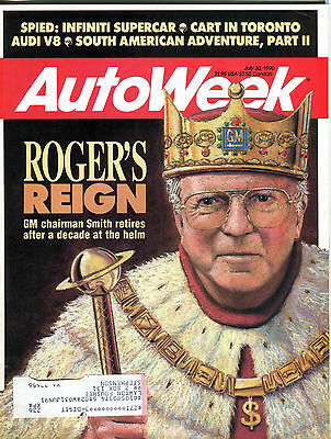 AutoWeek Magazine July 30 1990 Roger Smith GM Audi V8 EX 012216jhe