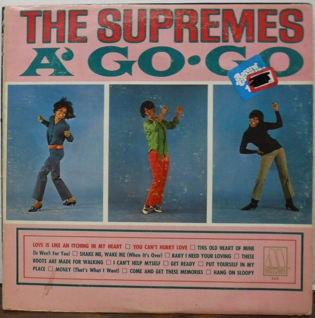 The Supremes A' Go Go 33RPM #649 012117LLE