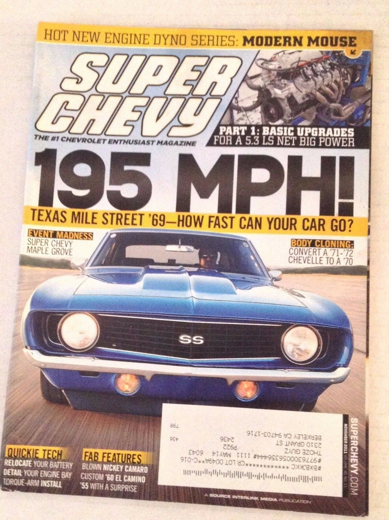 Super Chevy Magazine Texas Mile Street November 2011 030417NONRH