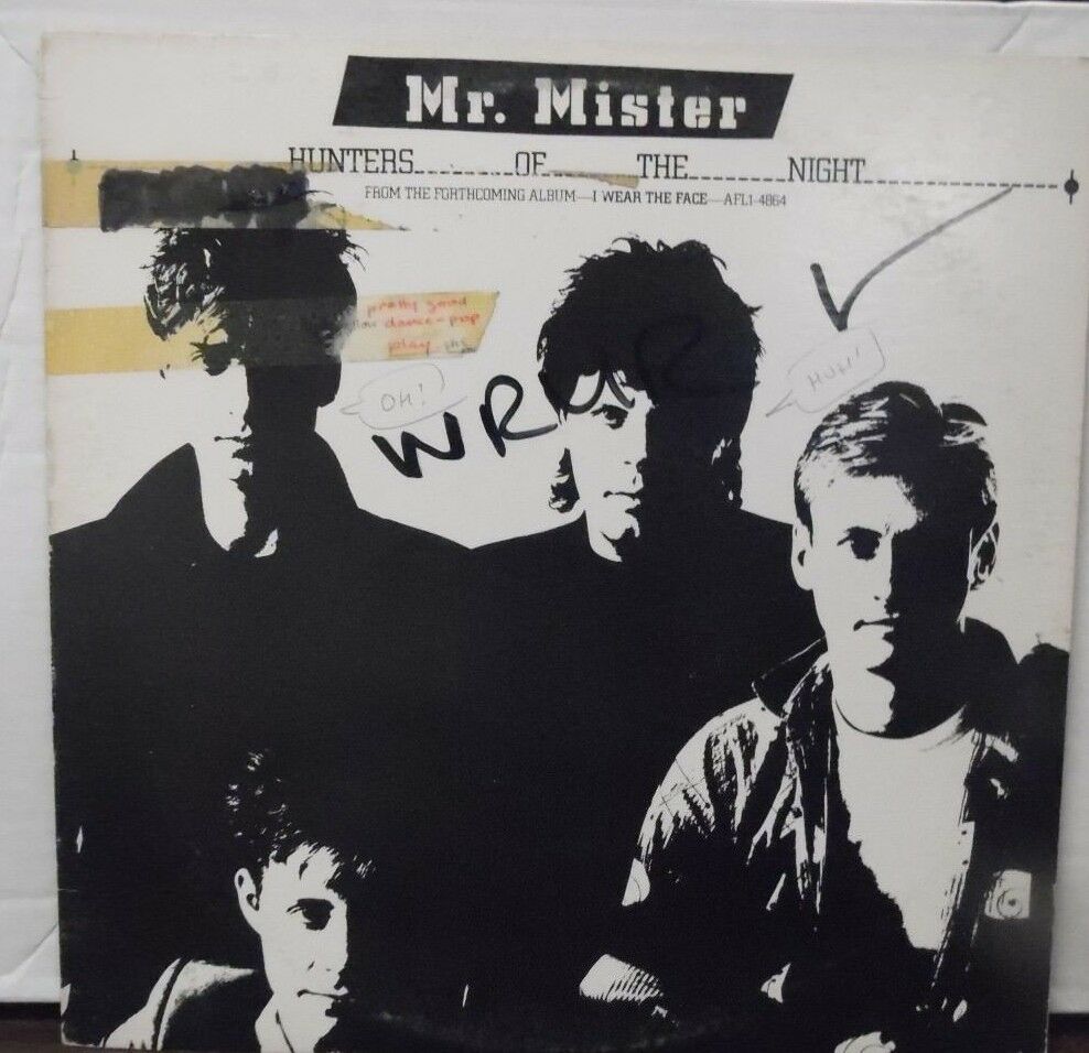 Mr. Mister Hunters of the night PROMO JR13742 031718LLE