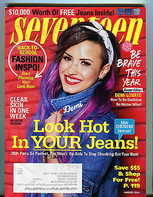 Seventeen Magazine August 2014 Demi Lovato EX 042216jhe