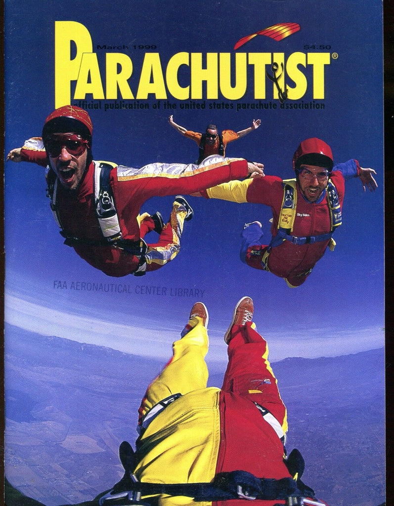 Parachutist Magazine March 1999 Mike Ortiz FAA EX w/ML On Back 022517nonjhe