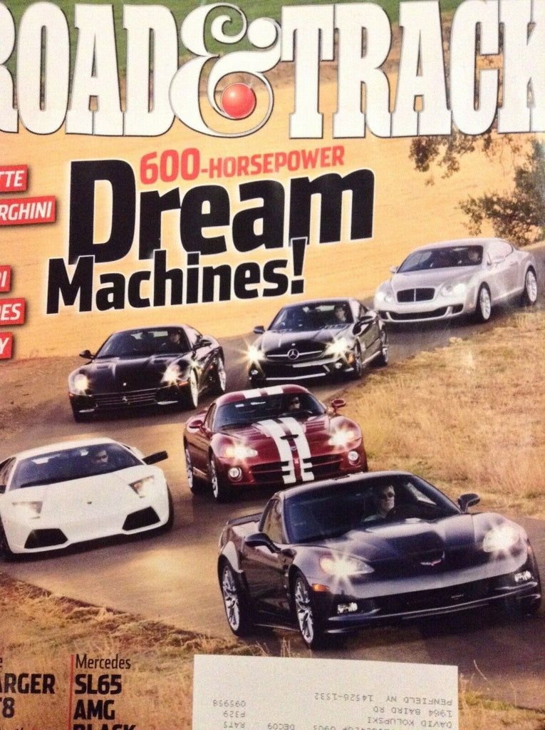 Road & Track Magazine Dream Machines Corvette Viper March 2009 012319nonr