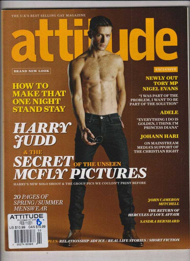 Attitude Gay Interest UK Mag Harry Judd Johann Hari February 2011 022520nonr