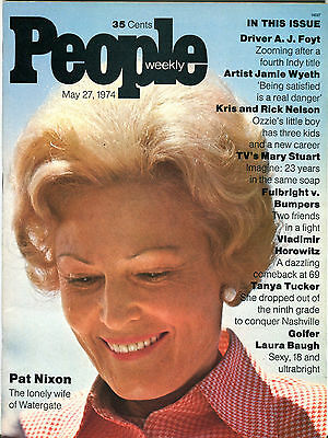 People Magazine May 27 1974 Pat Nixon A.J. Foyt Mary Stuart EX 012116jhe
