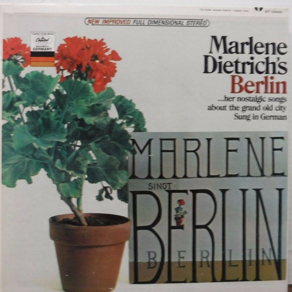 Marlene Dietrich's Berlin 33RPM ST10443sung in German 122616LLE
