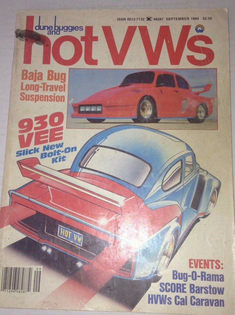 Dune Buggies And Hot VWs Magazine Baja Bug 930 Vee September 1984 042117nonrh