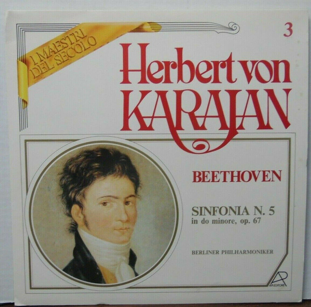Herbert von Karajan Beethoven Sinfonia N. 5 vinyl A.P.E. 1203 012520LLE
