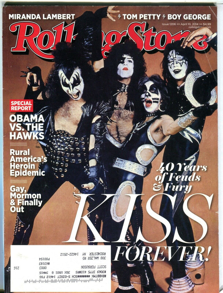 Rolling Stone Magazine April 10 2004 Kiss EX w/ML 101516jhe
