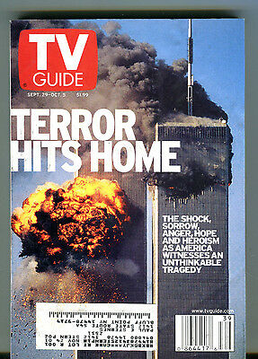 TV Guide Magazine September 29-October 5 2001 Terror Hits Home w/ML EX 050916jhe
