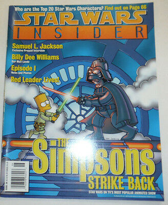 Star Wars Insider Magazine Samuel L. Jackson The Simpsons No.38 110514R1