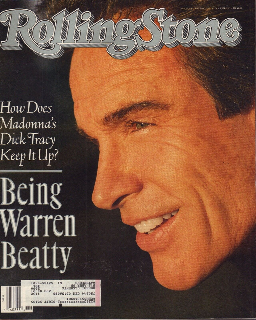 Rolling Stone May 31 1990 Warren Beatty, Madonna w/ML 122616DBE