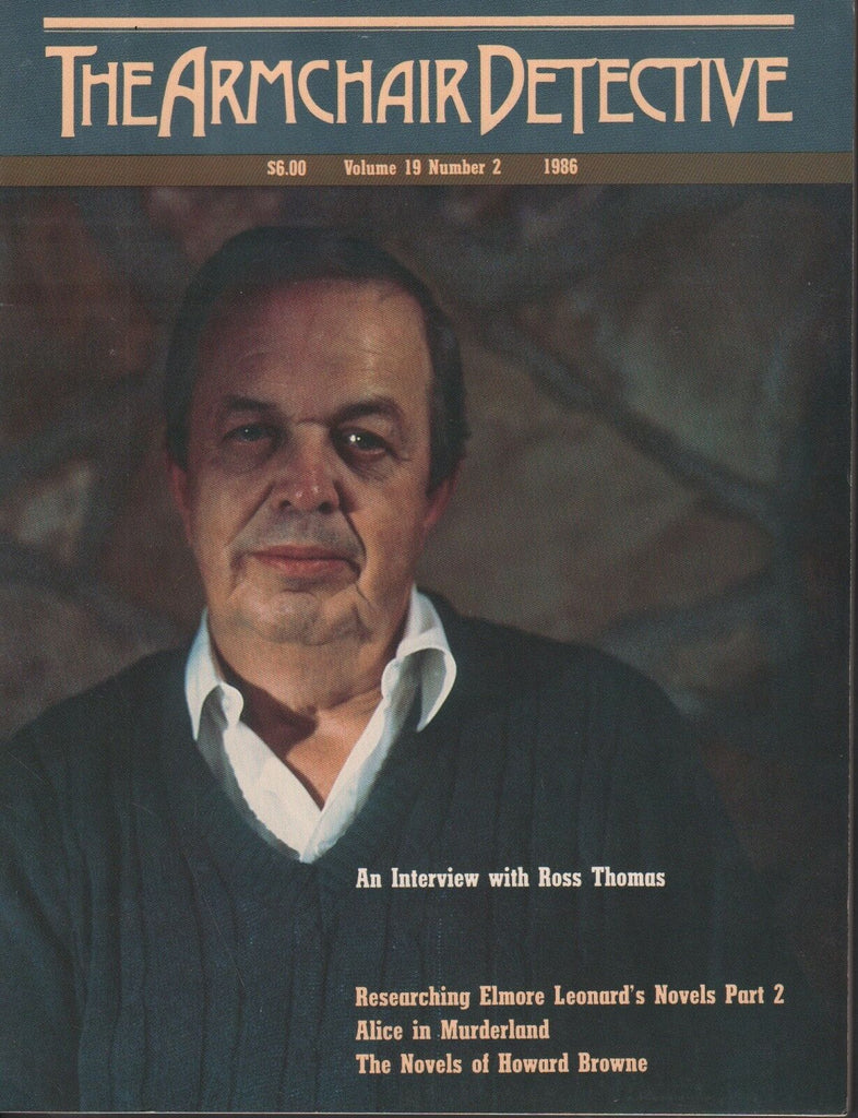 The Armchair Detective Vol.19 no.2 Ross Thomas, Elmore Leonard 072717nonDBE2