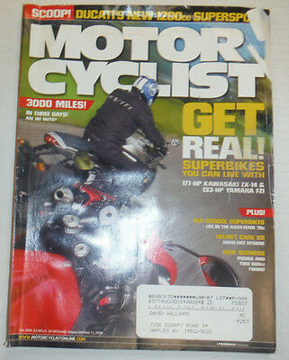 Motor Cyclist Magazine Superbikes & Helmet Care July 2006 020415R