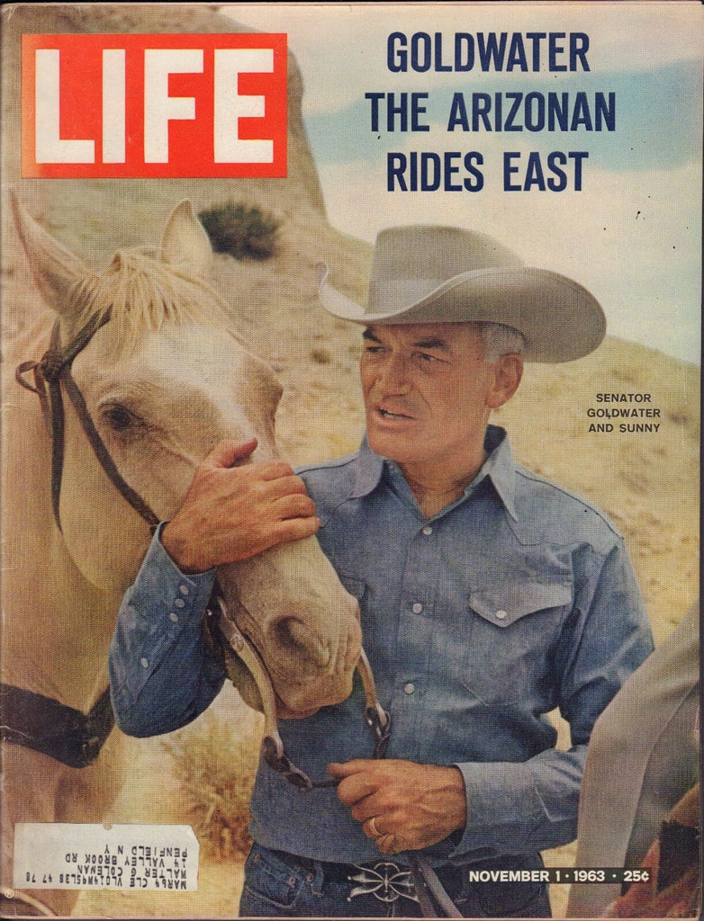 Life November 1 1963 Senator Goldwater w/ML VG 093016DBE