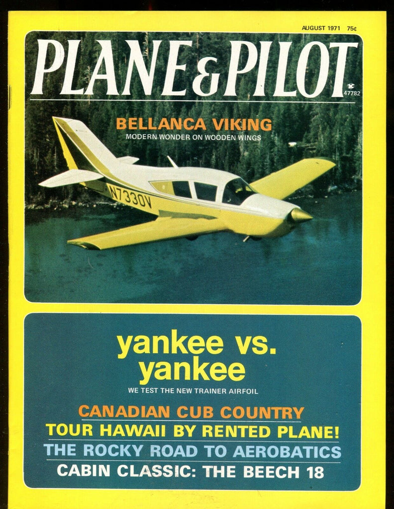 Plane & Pilot Magazine August 1971 Bellanca Viking Ex No ML 113016jhe
