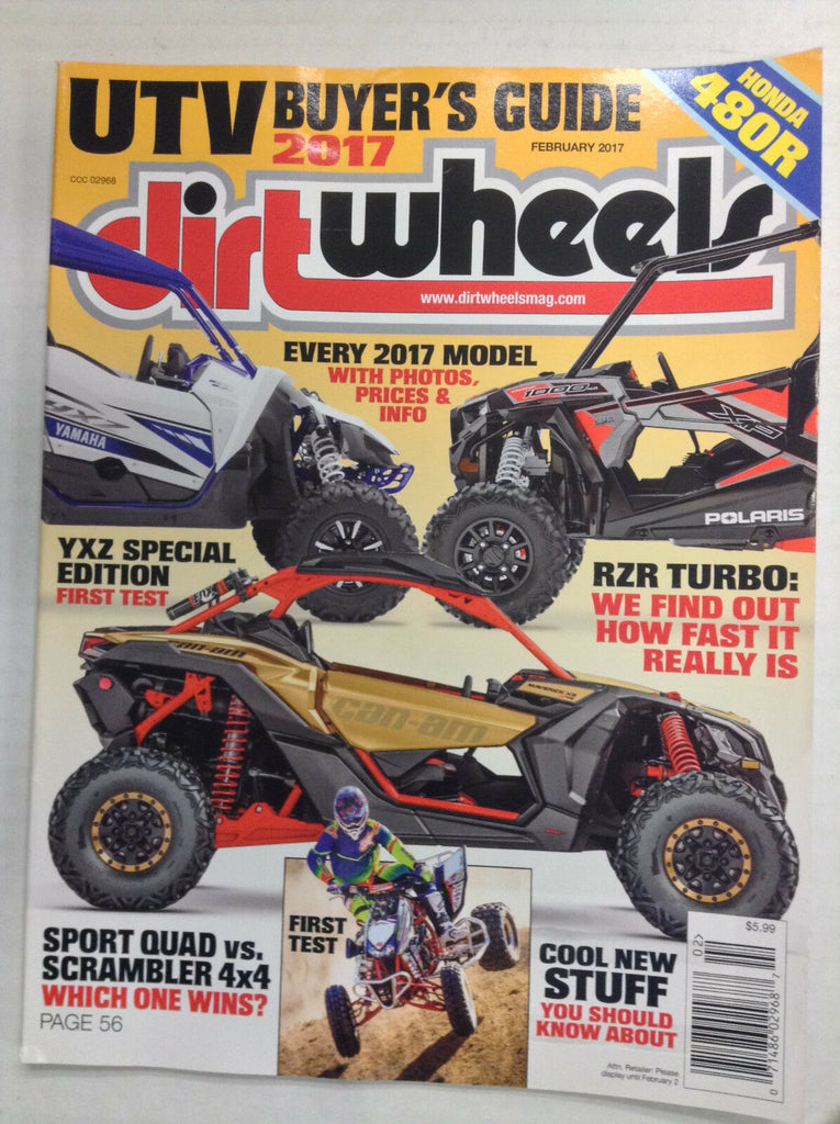 Dirt Wheels Magazine YXZ Special First Test RZR Turbo February 2017 032817nonR