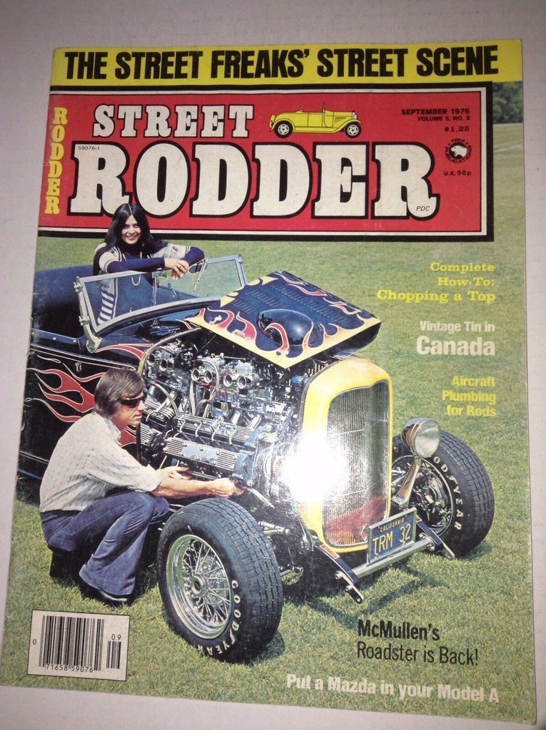 Street Rodder Magazine McMullen's Roadster September 1976 041817nonrh2