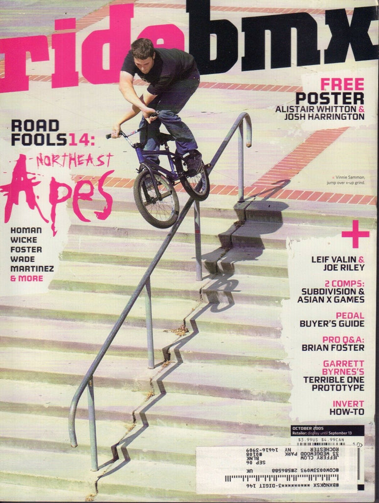 Ride BMX October 2005 Vinnie Sammon w/ML 022817nonDBE