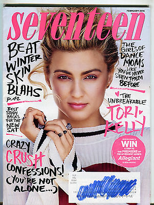 Seventeen Magazine February 2016 Tori Kelly EX 042816jhe