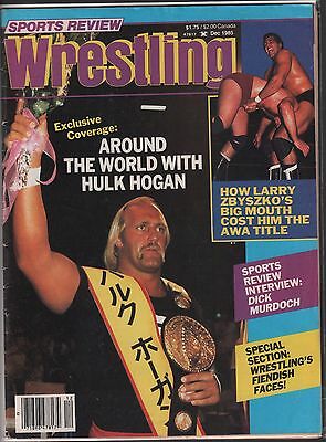 Sports Review Wrestling December 1985 Hulk Hogan EX 120815DBE