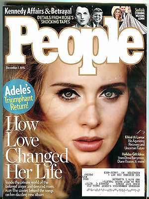 People Magazine December 7 2015 Adele Khloe' & Lamar EX 022616jhe2