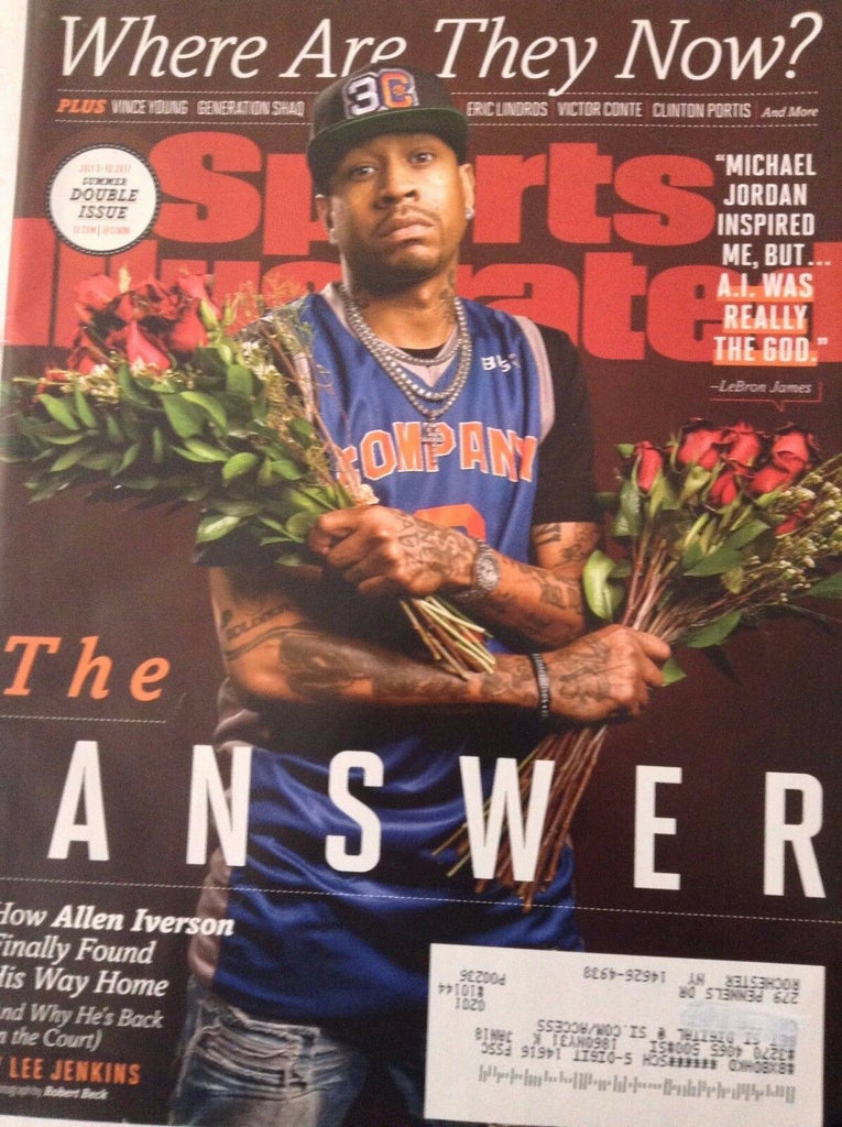 Sports Illustrated Magazine Allen Iverson The Answer July 10, 2017 082017nonrh2