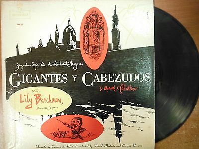 33 RPM Vinyl Lily Berchman Gigantes Y Cabezudos Montilla Records FM19 021915SM