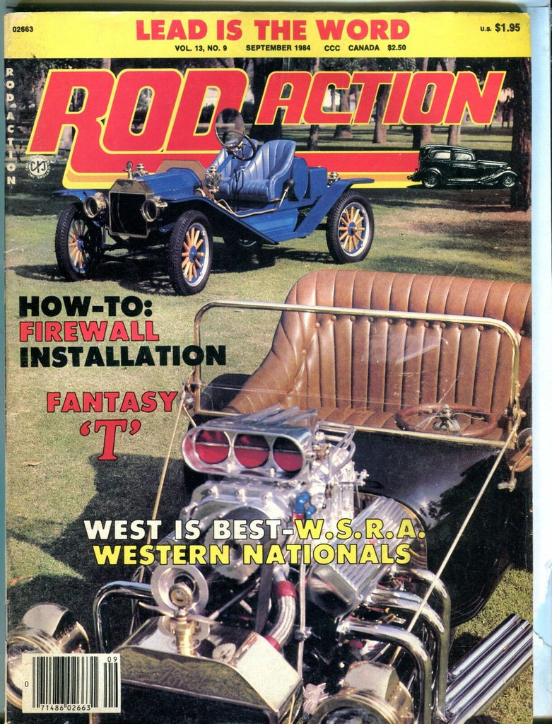 Rod Action Magazine September 1984 Fantasy 'T' EX No ML 031017nonjhe