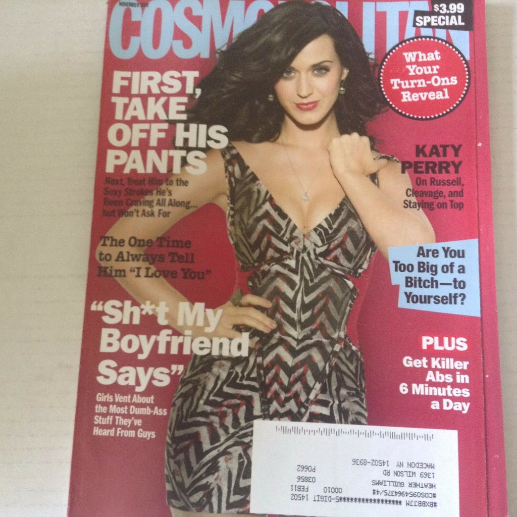 Cosmopolitan Magazine Katy Perry Take Off His Pants November 2010 051717nonrh